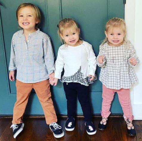 Annabelle Page with her siblings.